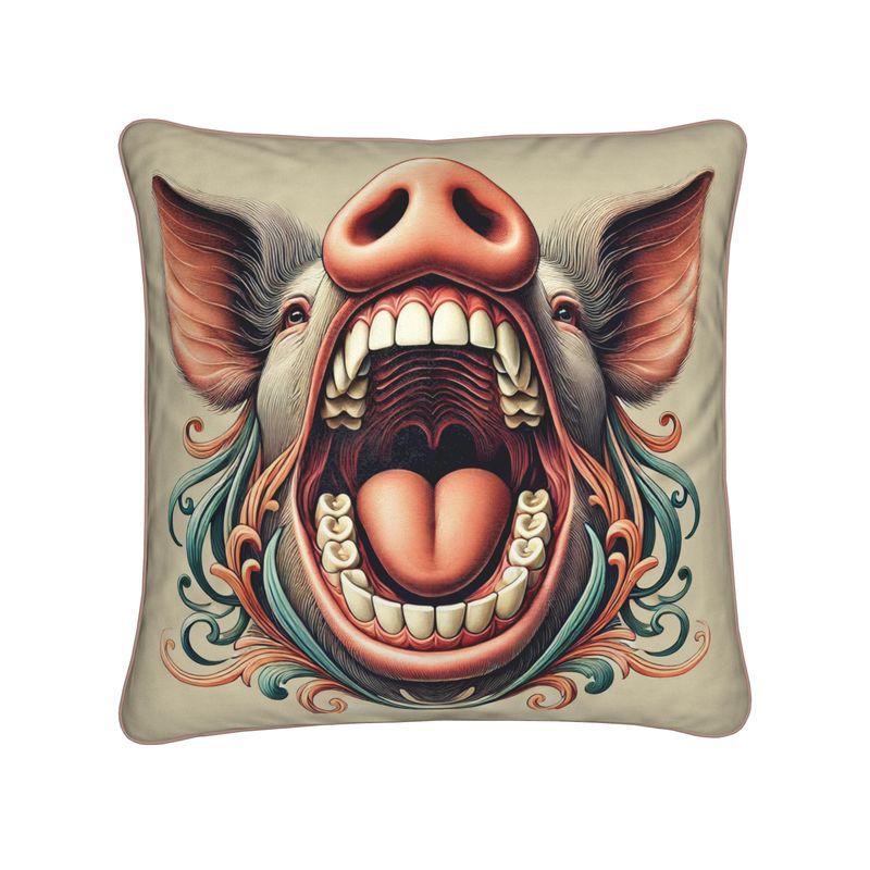 Cushions in Screaming Pig Pink