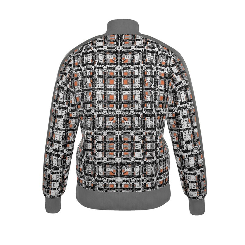 Tracksuit  Jacket in Harness Gray Coral