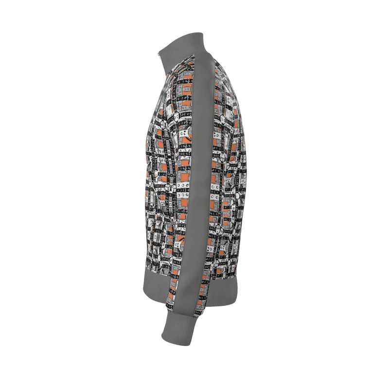 Tracksuit  Jacket in Harness Gray Coral