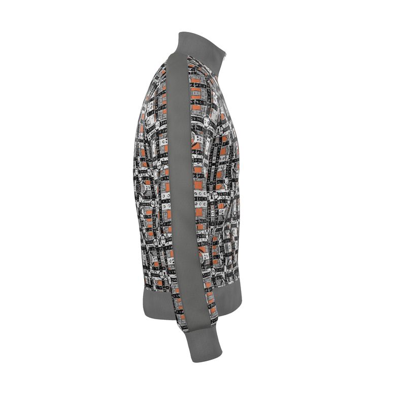 Tracksuit  Jacket in Harness Gray Coral