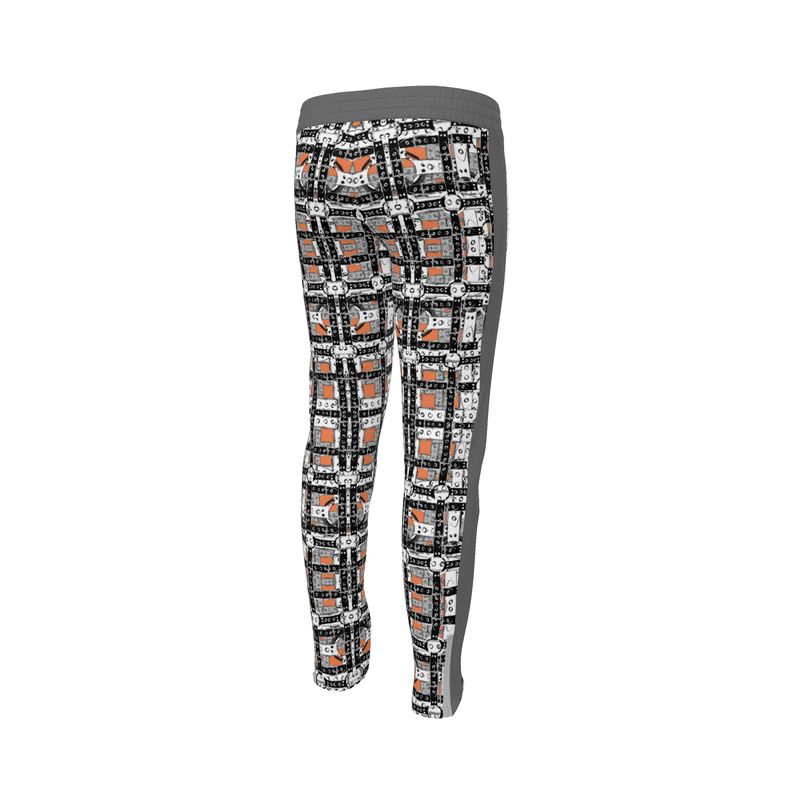 Track Suit Trousers in Harness Gray Coral