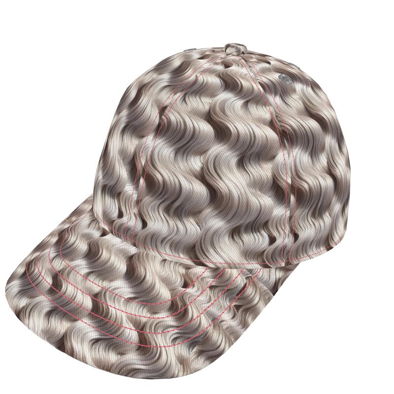 Baseball Cap in Riah Platinum