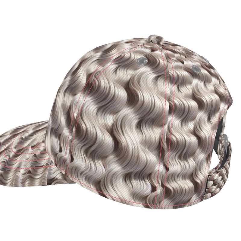Baseball Cap in Riah Platinum