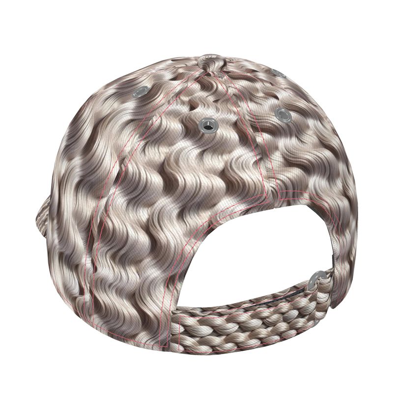 Baseball Cap in Riah Platinum