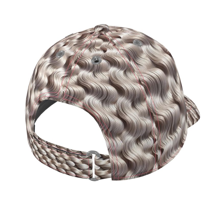 Baseball Cap in Riah Platinum