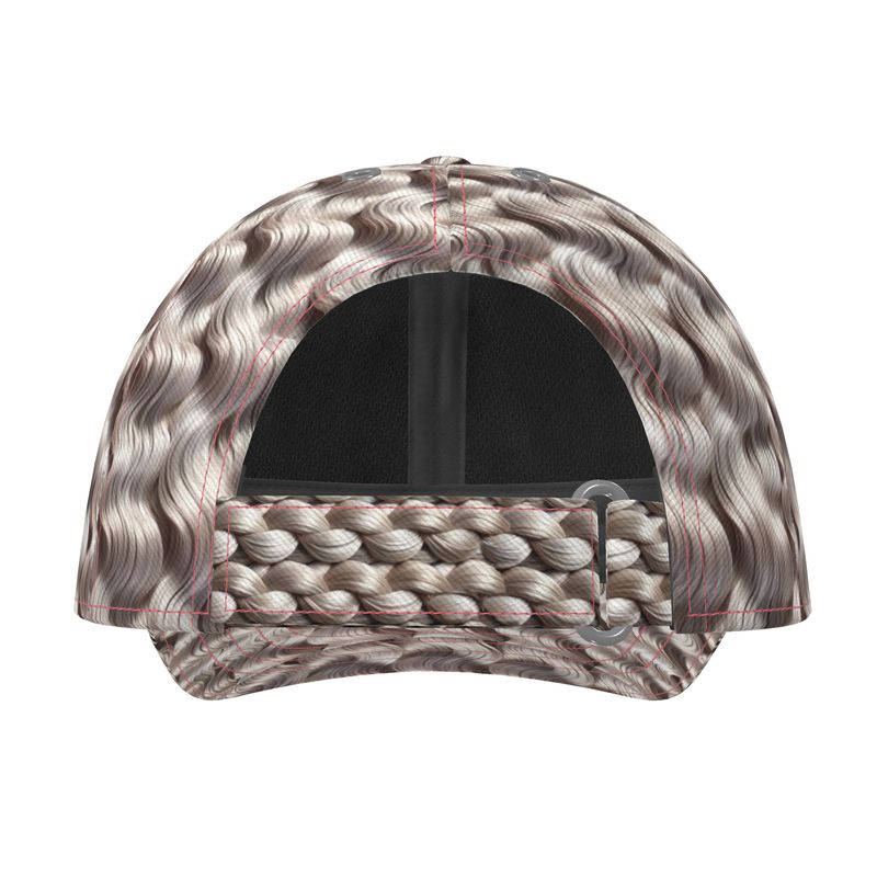 Baseball Cap in Riah Platinum