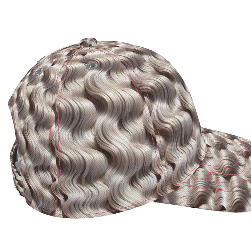 Baseball Cap in Riah Platinum