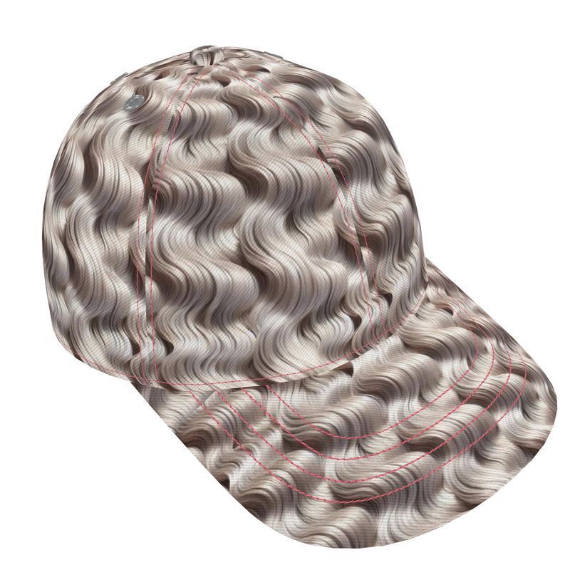Baseball Cap in Riah Platinum
