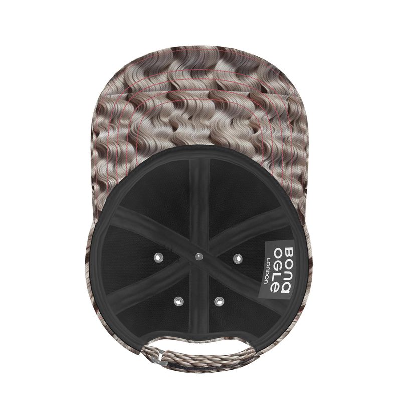 Baseball Cap in Riah Platinum