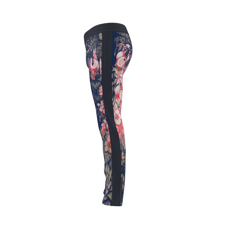 Tracksuit Trousers in dripping flowers blue