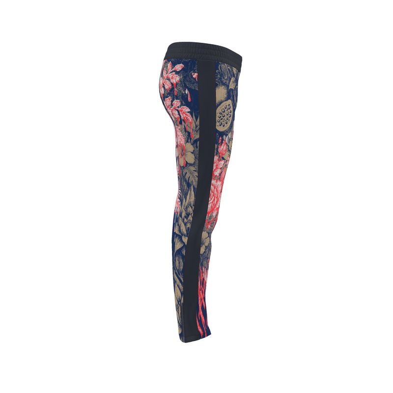 Tracksuit Trousers in dripping flowers blue