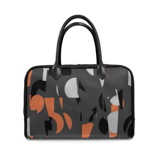 Holdalls in Exploding  Polka DotsGray Coral