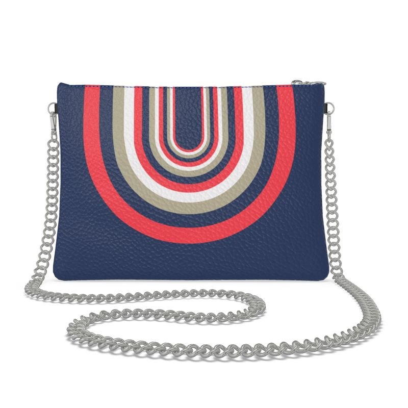 Disco Bag With Chain in Arch  Blue