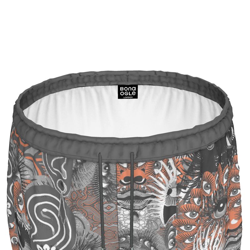 Running Shorts in Omniscient Gray Coral