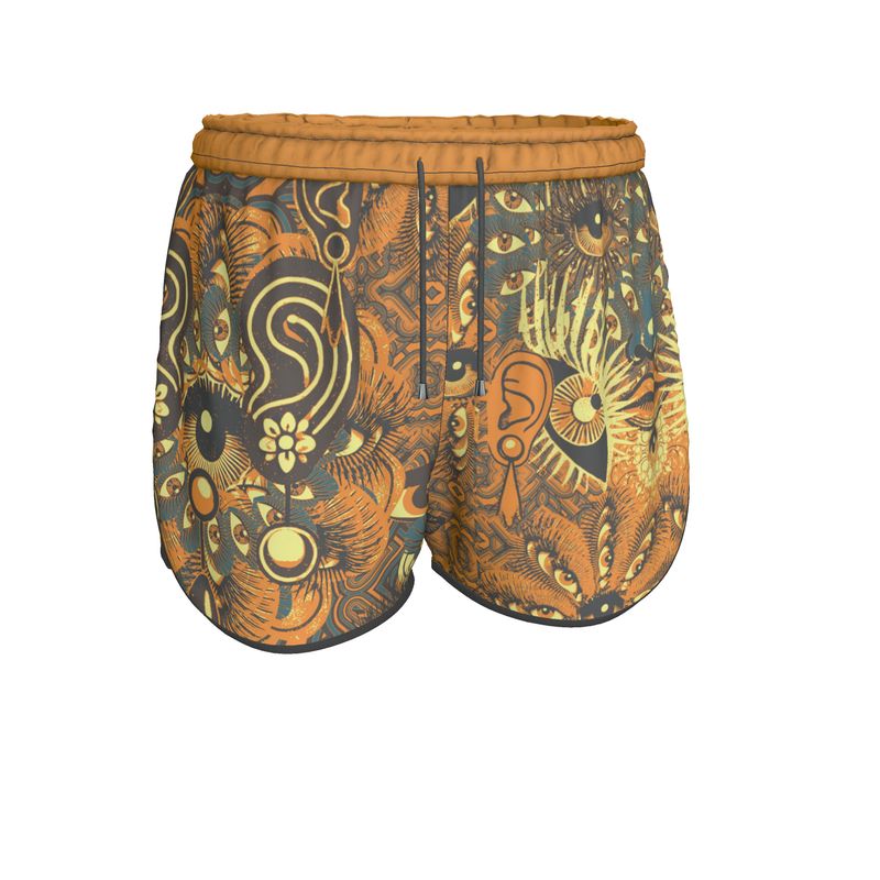 Running Shorts in Omniscient Orange