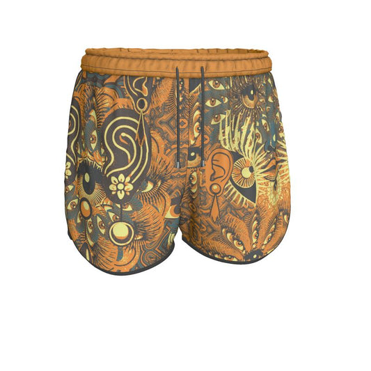 Running Shorts in Omniscient Orange