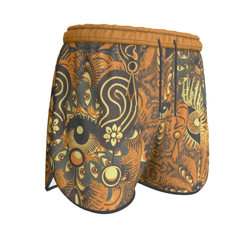 Running Shorts in Omniscient Orange
