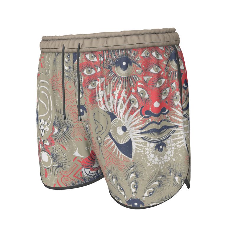 Running Shorts in Omniscient Blue
