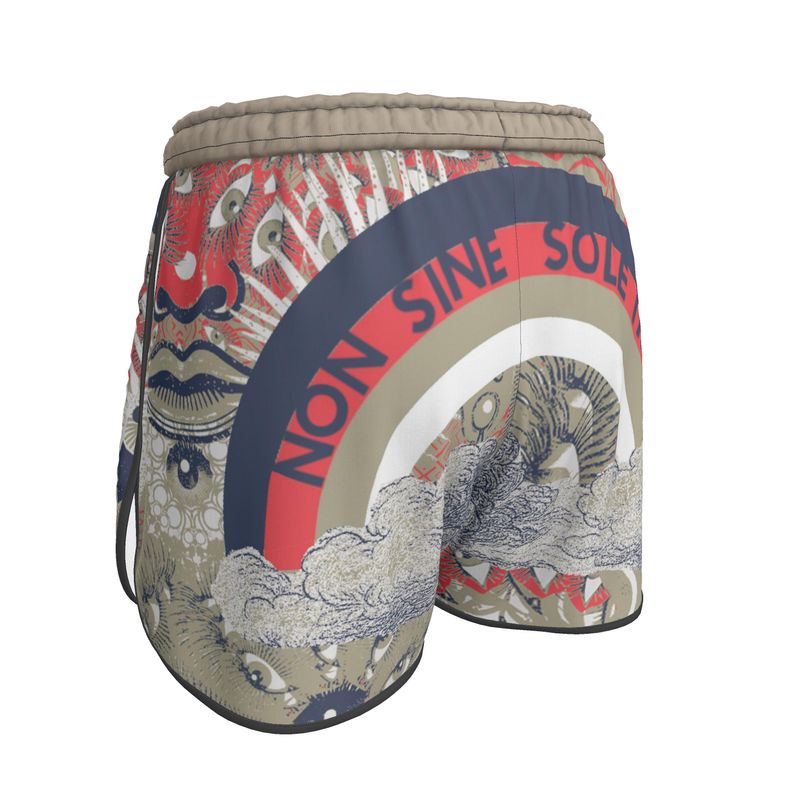 Running Shorts in Omniscient Blue