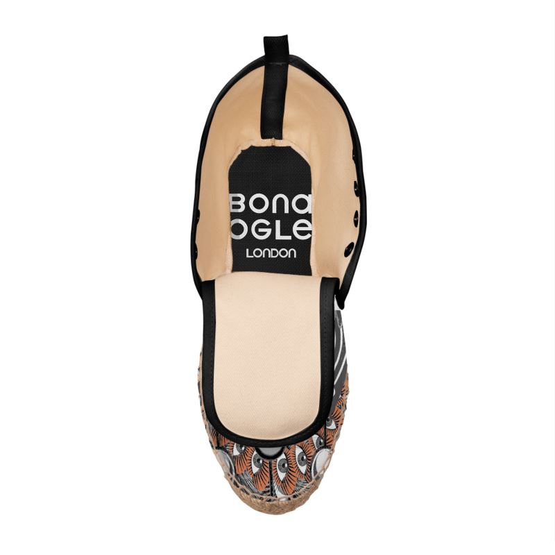 Hi Top Espadrilles in Omniscient  Gray Coral