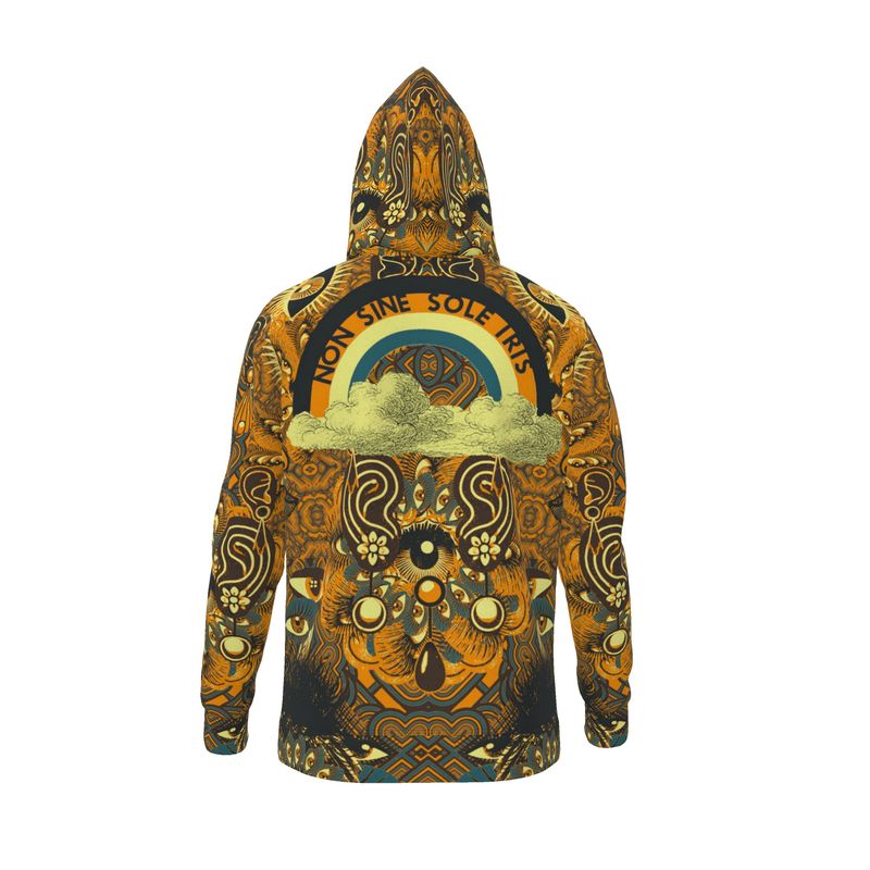 Hoodie Jacket  With  Zip in  Omnisciernt Orange
