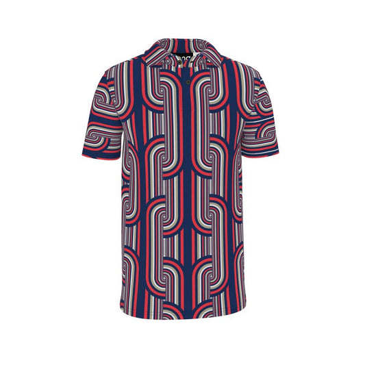 Polo Shirt in Chunky Blue
