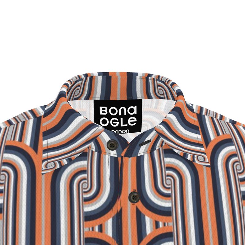 Polo Shirt in Gray Coral