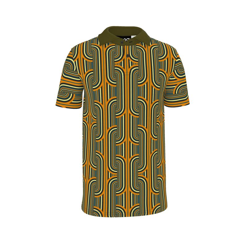 Polo Co-ord Set in Chunky Orange - Polo Shirt in Chunky Orange