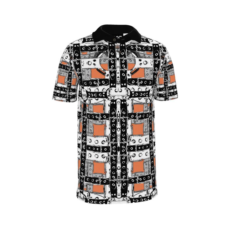 Polo Shirt in Harness Gray Coral