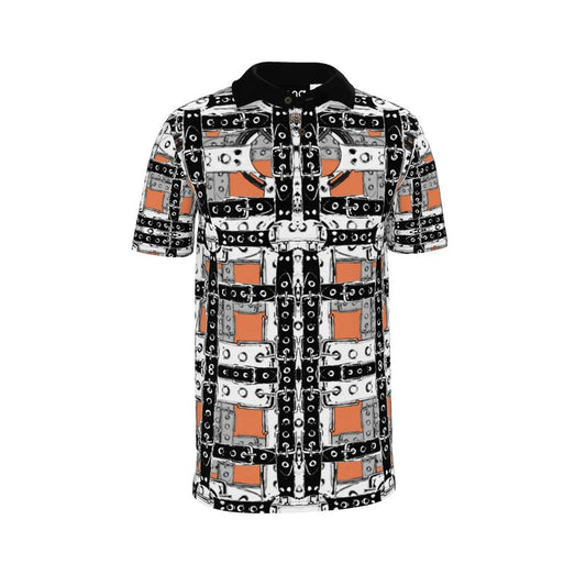 Polo Shirt in Harness Gray Coral