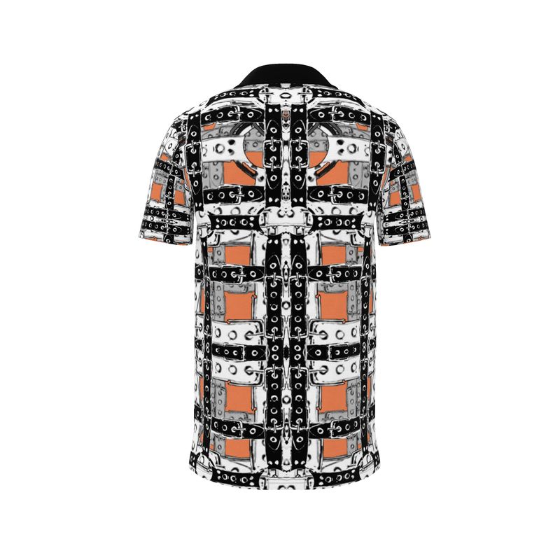 Polo Shirt in Harness Gray Coral