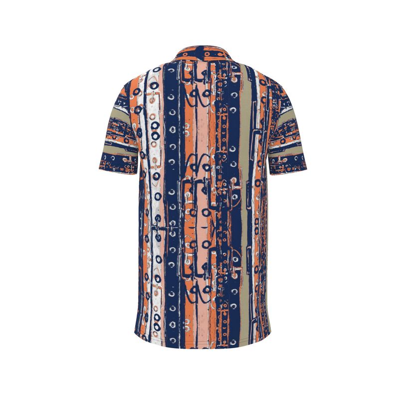Polo Shirt in Belts Blue