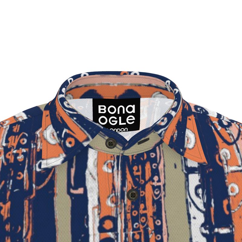 Polo Shirt in Belts Blue