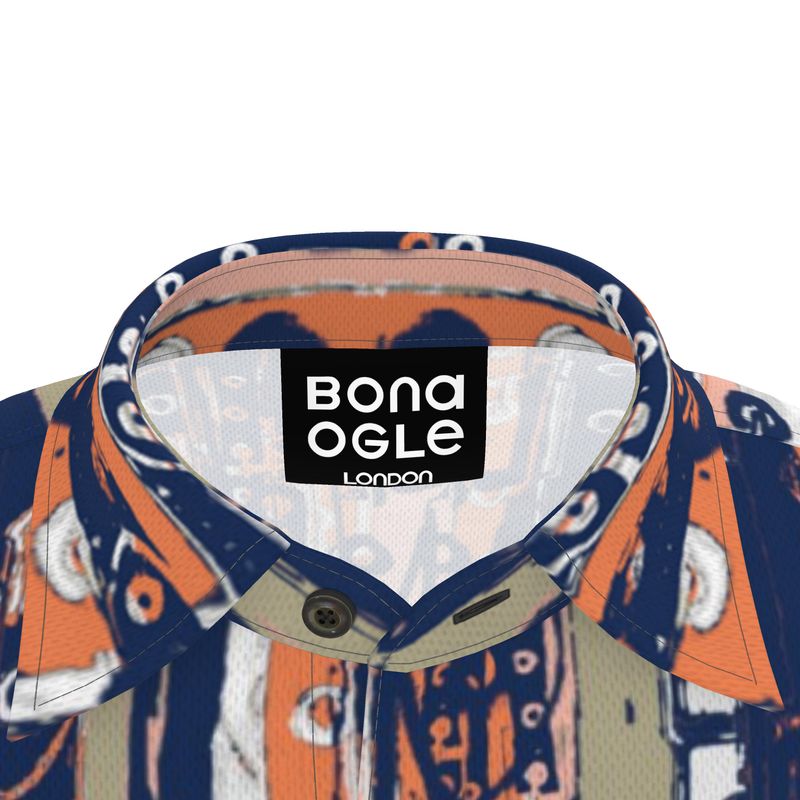 Polo Shirt in Belts Blue