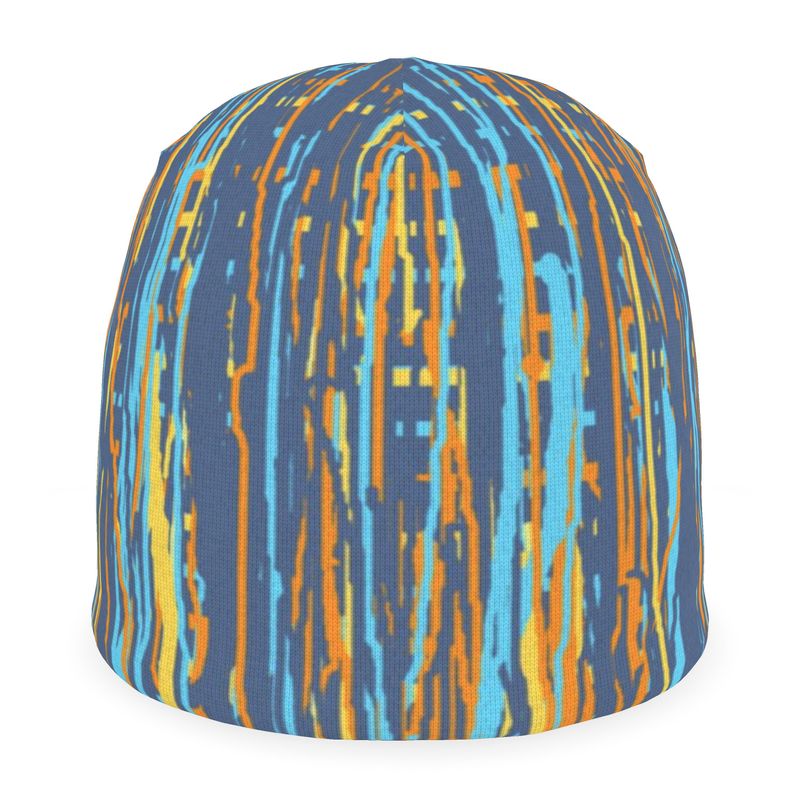 Beanie  in Dripping Stripes Vivid