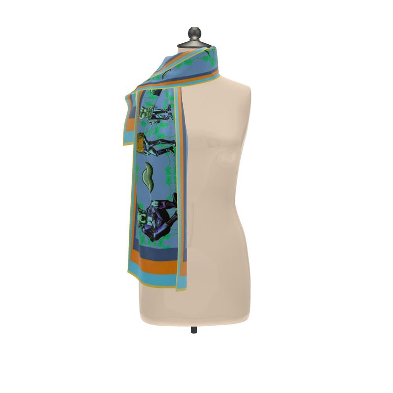 Scarf in Critters Vivid