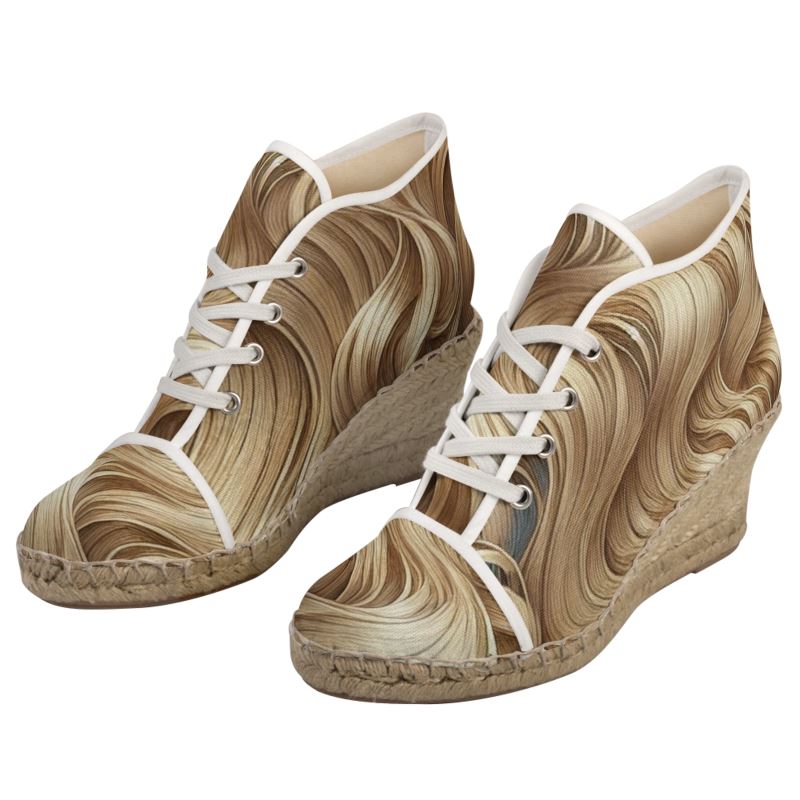 Wedge Espadrilles in Riah Blonde