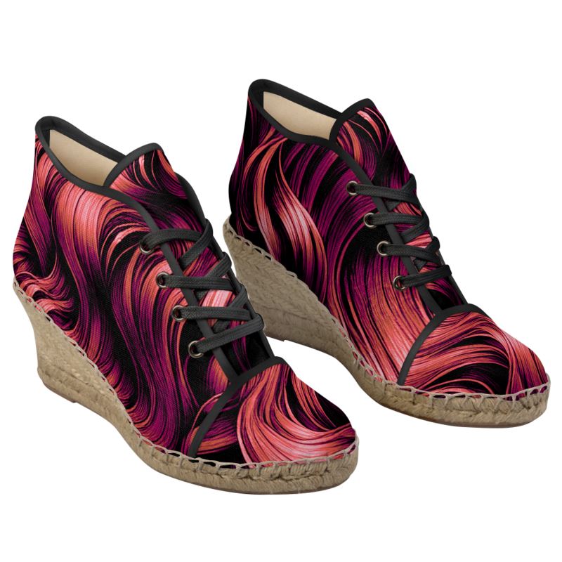 Wedge Espadrilles in Riah Brunette