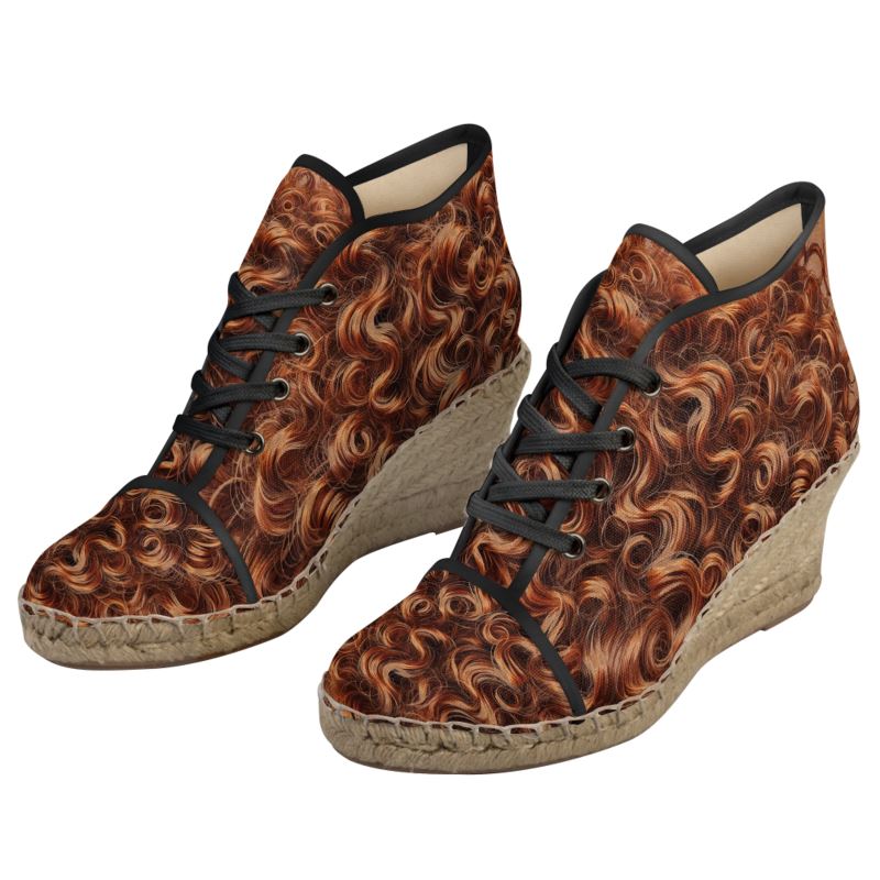Wedge Espadrilles in Riah Auburn