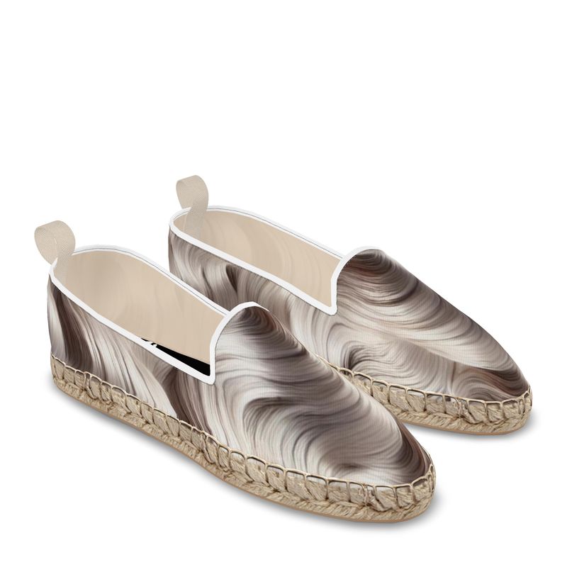 Loafer Espadrilles in Riah Platinum