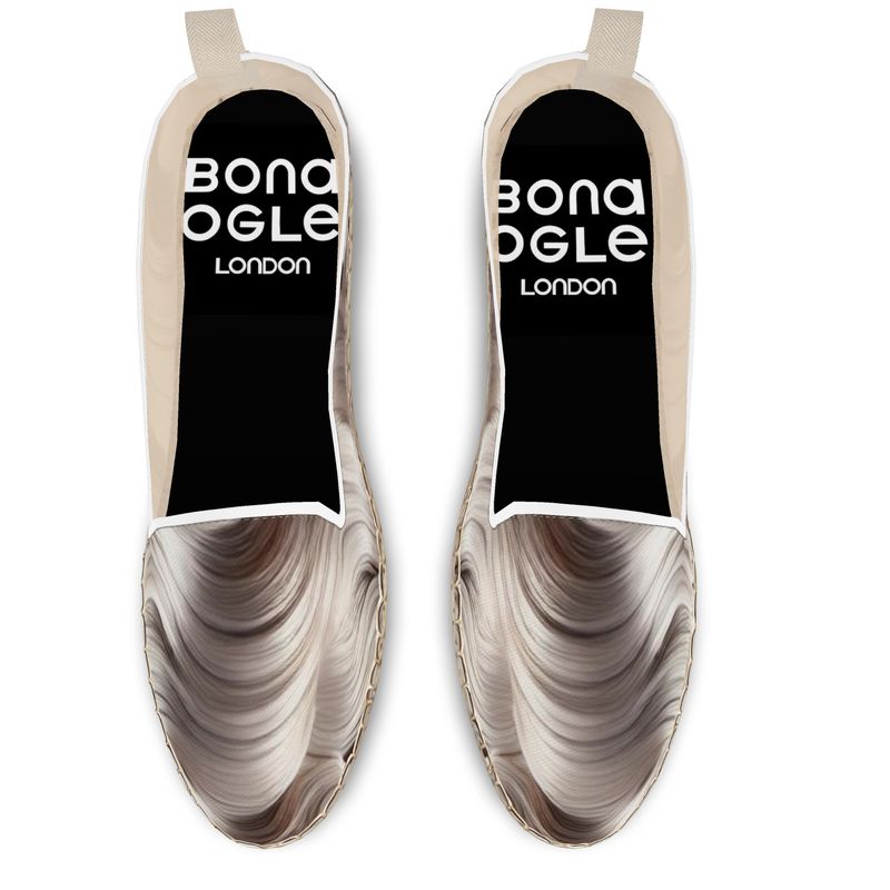 Loafer Espadrilles in Riah Platinum