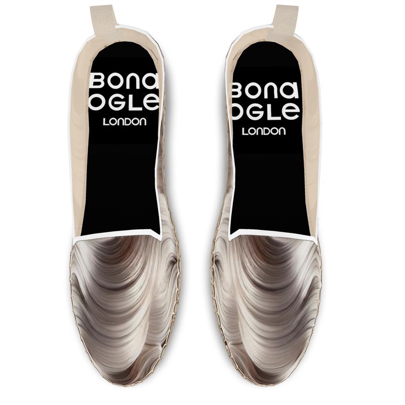 Loafer Espadrilles in Riah Platinum