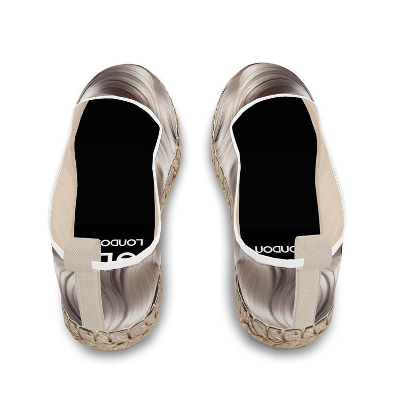 Loafer Espadrilles in Riah Platinum