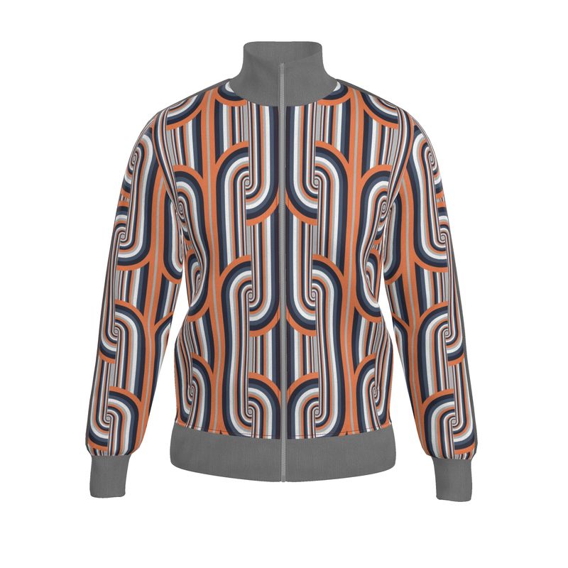 Tracksuit Set in Chunky Gray Coral - front