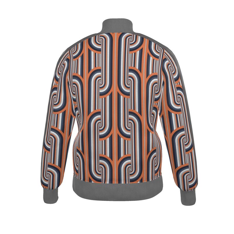 Tracksuit Set in Chunky Gray Coral - back
