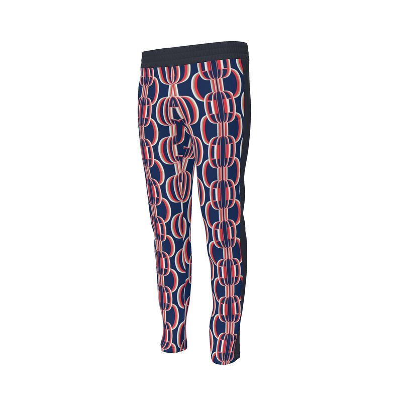 Tracksuit trousers in Scallops 3D Blue - front