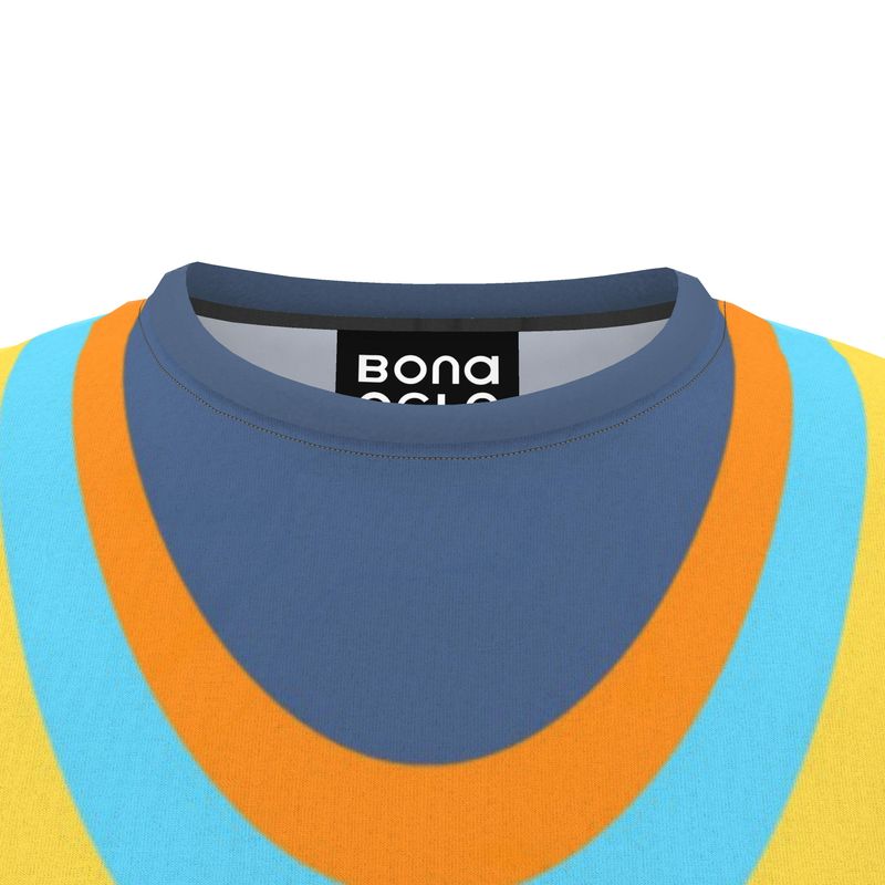 All Over Print T Shirt in Drape Vivid