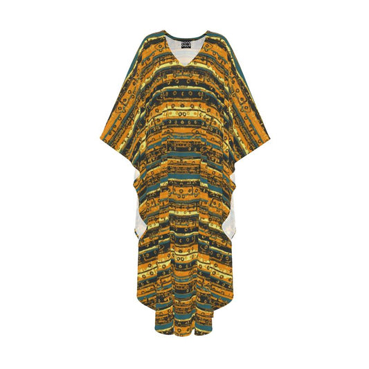 Kaftan in Belts Orange