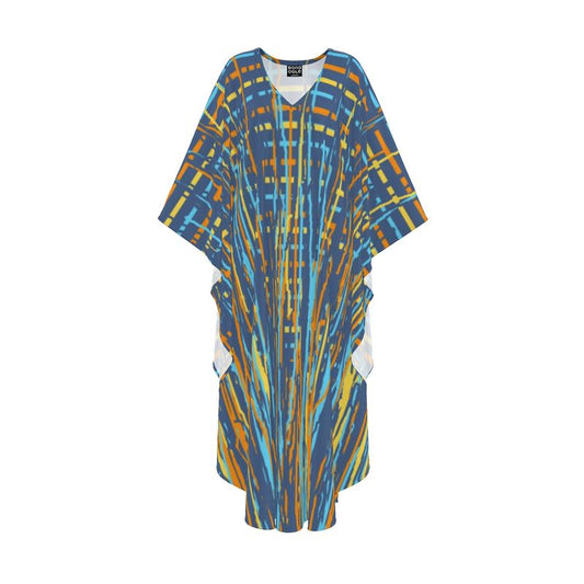 Kaftan in Dripping stripes