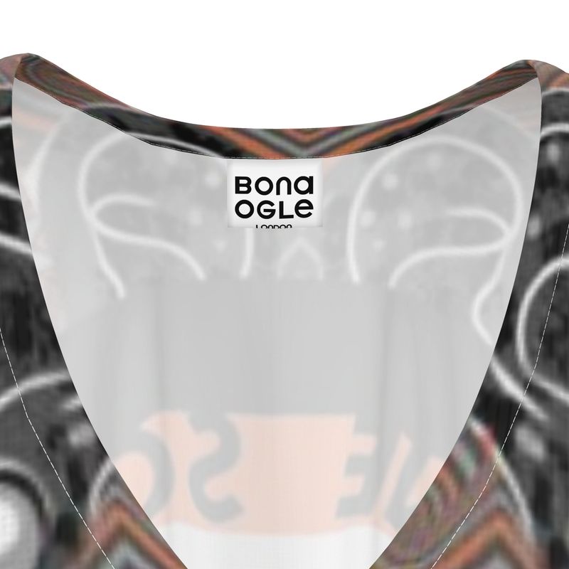 Kaftan in Omniscient Gray Coral